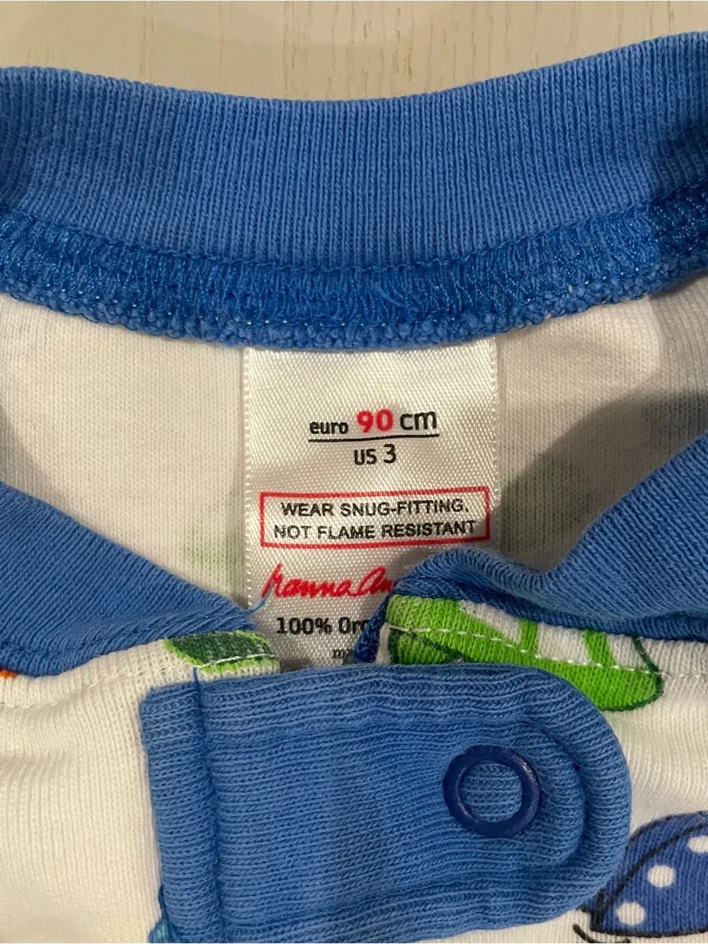 Hanna Anderson HannaJams Sleeper One Piece Pajama Romper Space Alien Planet 3 90